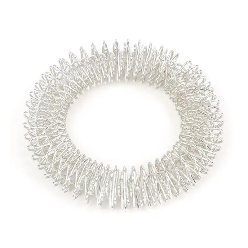 

Finger Massage Ring Stimulate Elastic Blood Circulation Stress Relax Bracelet K1KB