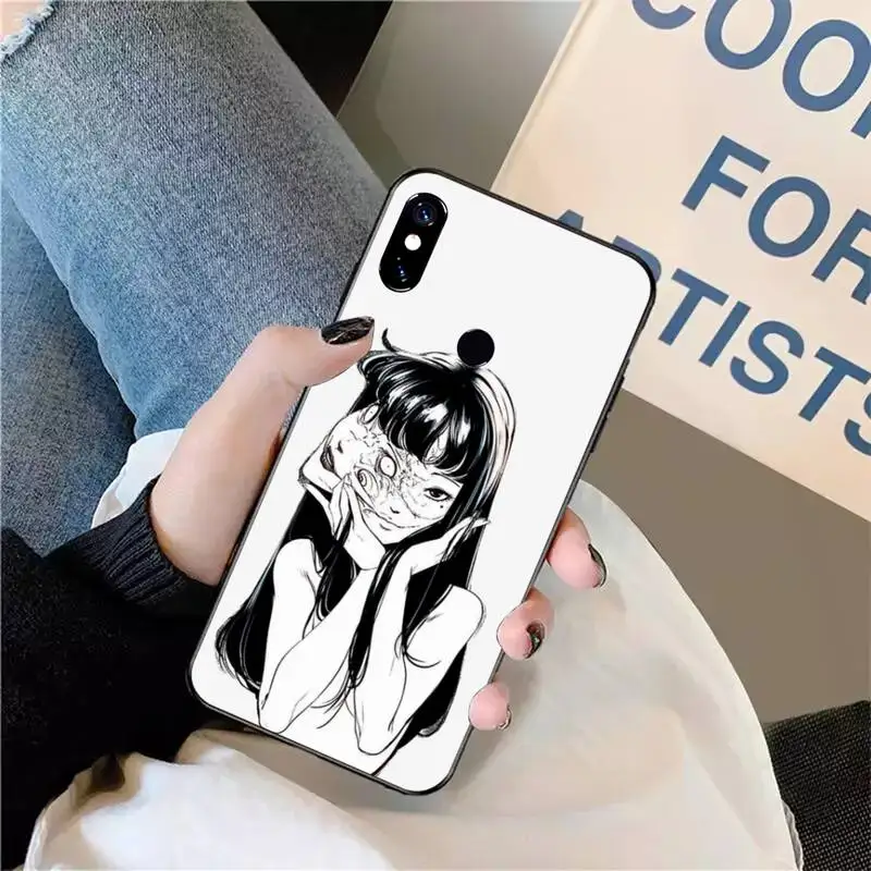 

Junji Ito Tees Horror comic Phone Case For Xiaomi Redmi note 7 8 9 t max3 s 10 pro lite funda shell coque cover