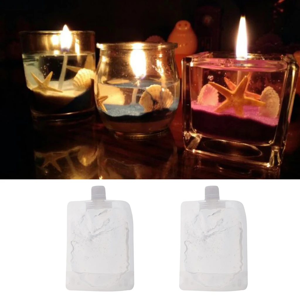 100 г/каждая упаковка прозрачный Желейный воск высокопрозрачный свечный для