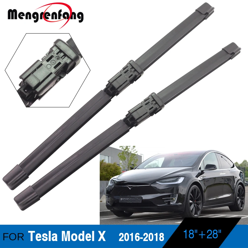 Мягкие резиновые щетки стеклоочистителя для автомобиля Tesla Model X передняя щетка с