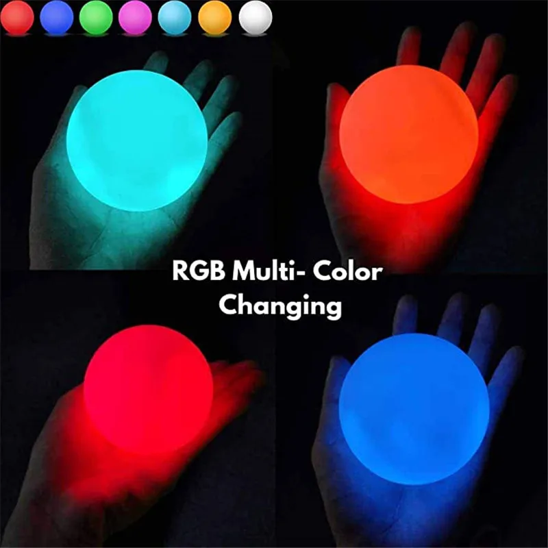 2 шт. 1 RGB плавающий светильник для бассейна 3 дюйма 7 8 см меняющий цвет