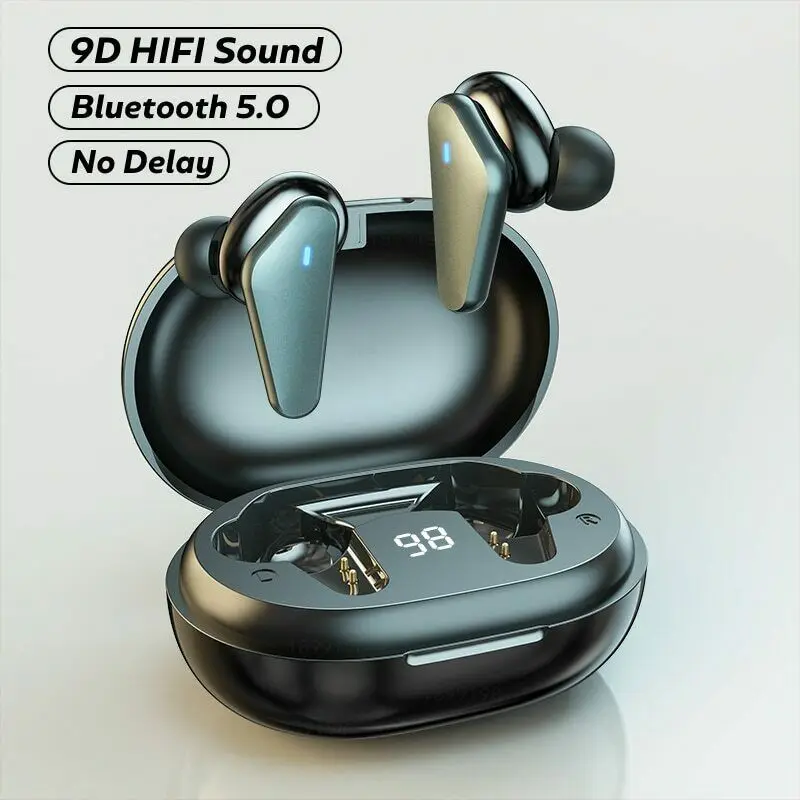 

Écouteur Bluetooth 9D Hifi стерео анти-шум с étui de charge И micro встроенный
