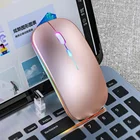 Беспроводная эргономичная игровая мышь для ноутбука, 2,4 ГГц, Bluetooth