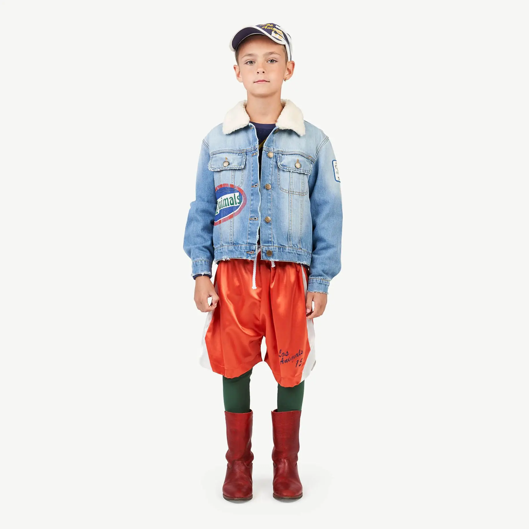 

TAO ins children's wear 2019 autumn and winter new boys and girls cotton-padded jacket lamb wool liner cotton children's coat