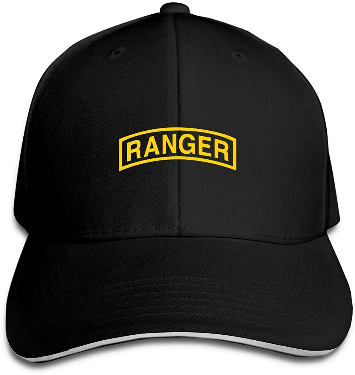 

US Army Retro Ranger Tab Adjustable Baseball Caps Vintage Sandwich Cap