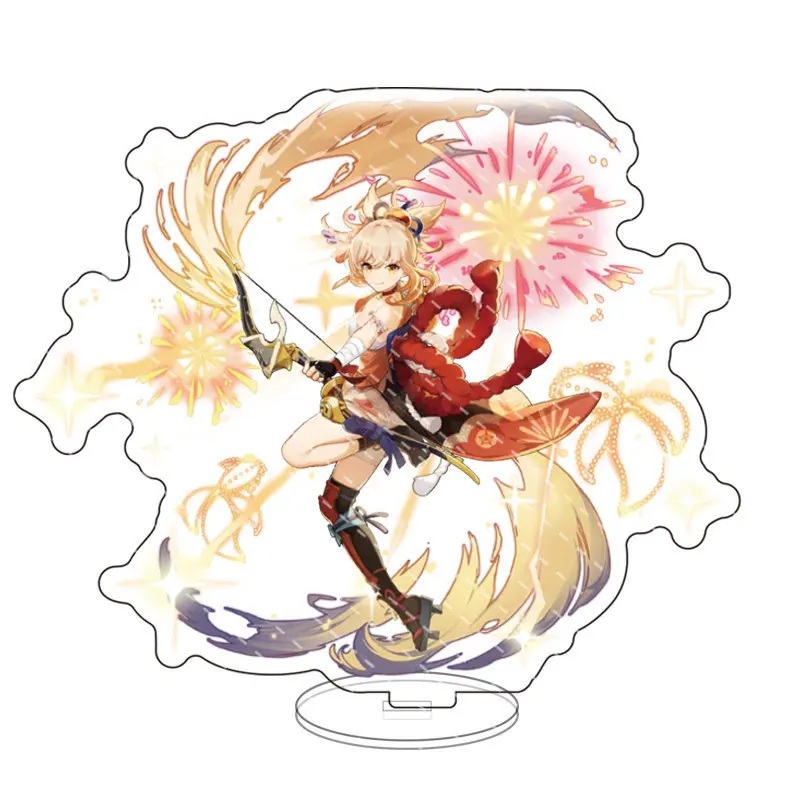 

Экшн-фигурки 15 см Genshin Impact Xiao kaedeхара Kazuha Raiden Shogun Baal Sangonomiya Kokomi акриловая модель на подставке Toy Gift