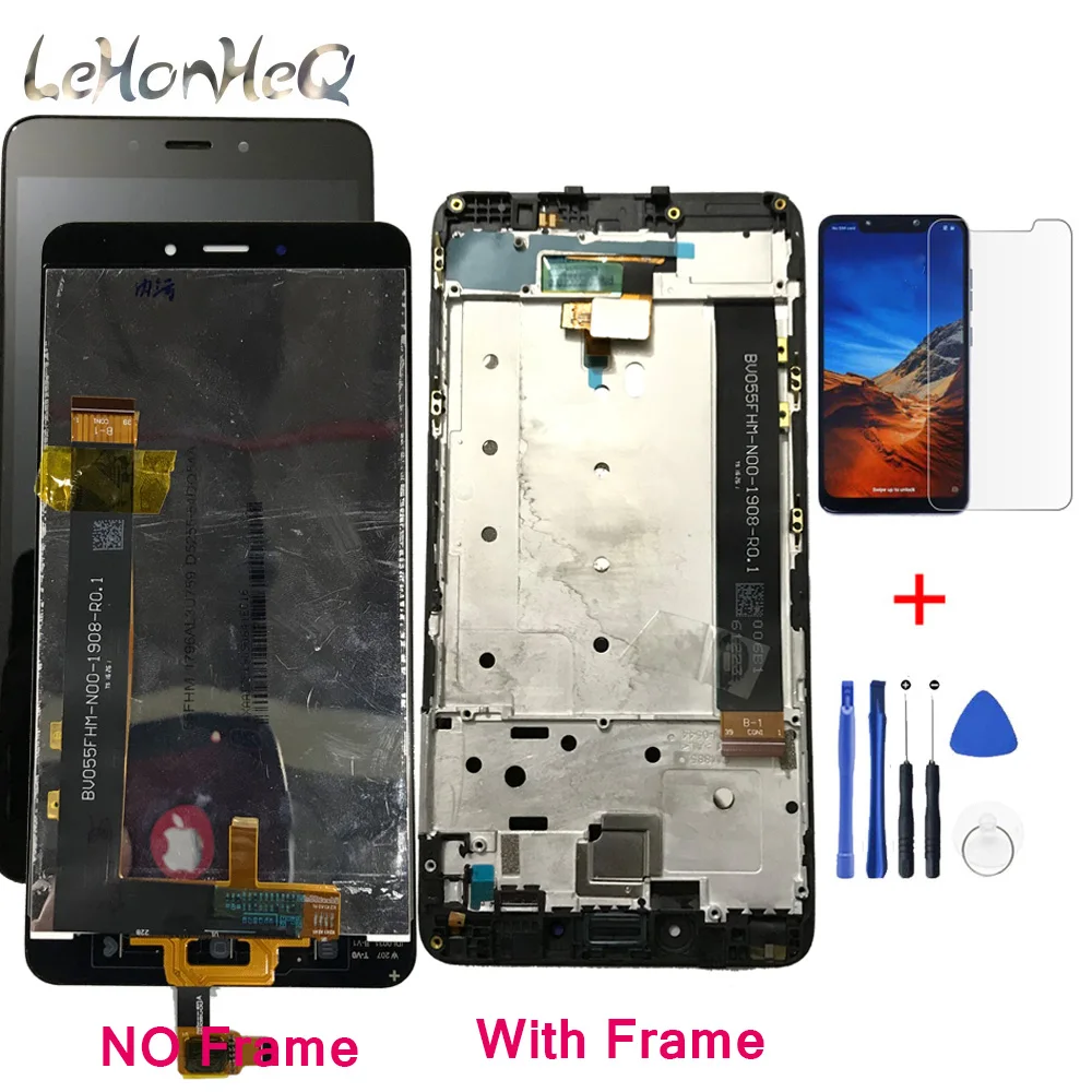 Для Xiaomi Redmi Note 4 ЖК дисплей с рамкой для версия MTK Helio X20 сенсорным экраном