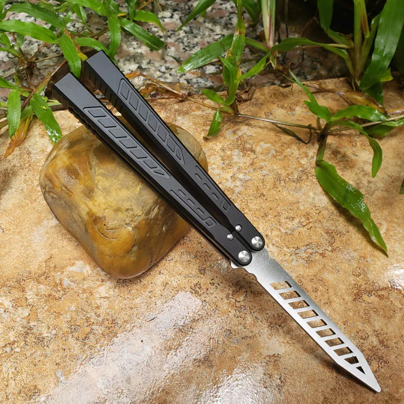 Хит продаж! Тренировочный нож-бабочка TheOne Falcon D2 Blade 6061 лезвие из авиационного