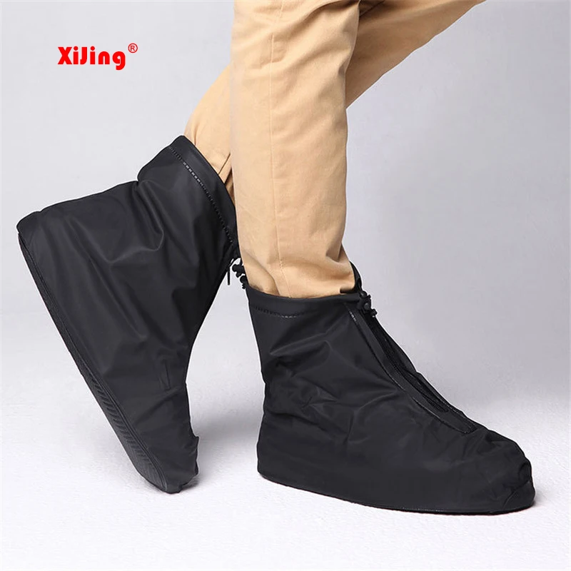 Men Women Shoes raincoat for Rain Flats Ankle Boots Cover PVC Reusable Non-slip With Internal Waterproof Layer | Дом и сад
