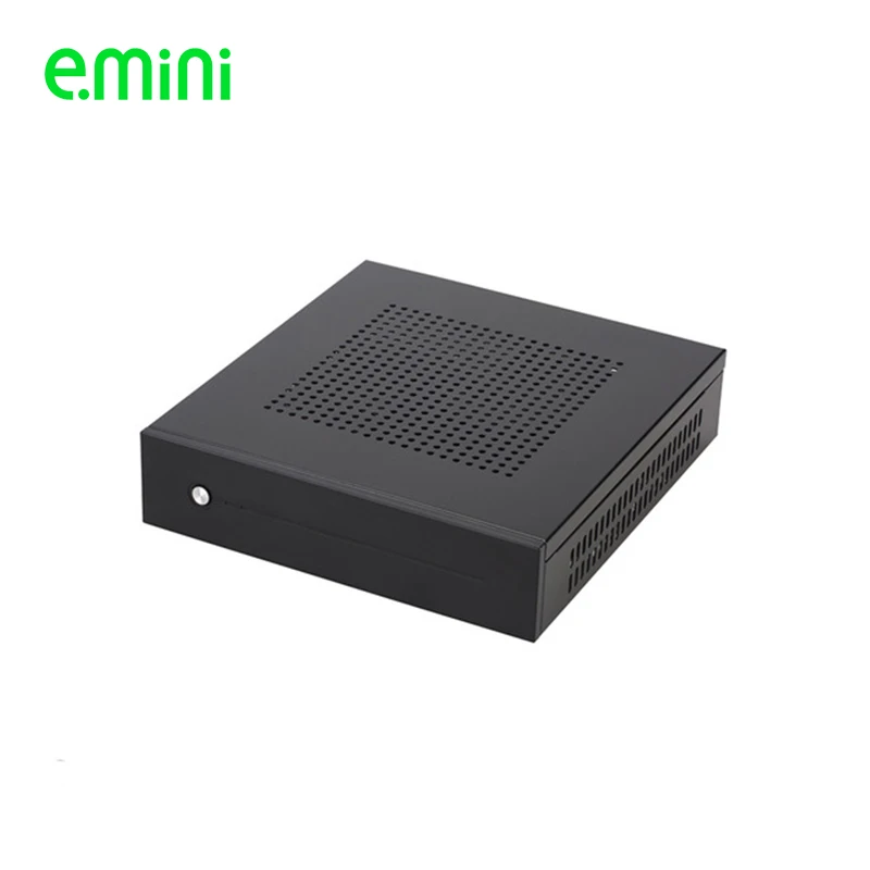 Стальной чехол для HTPC mini ITX черный s компьютерного игрового ПК настольный с