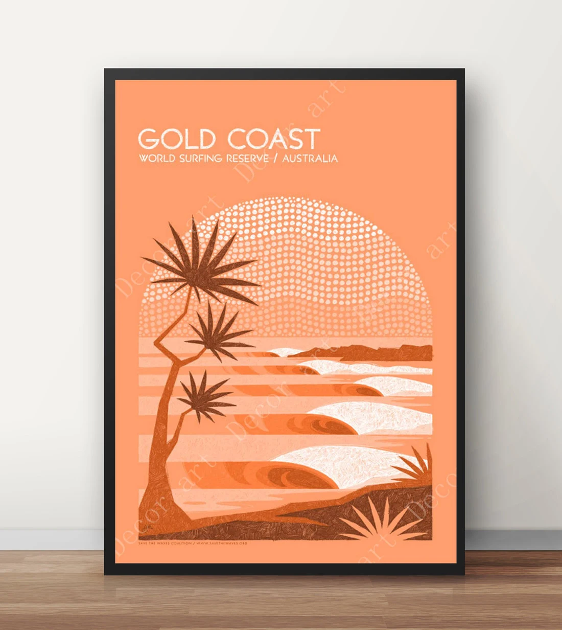 Австралия Голд Кост Квинсленд большой барьер постер рифа холст картина плакат из