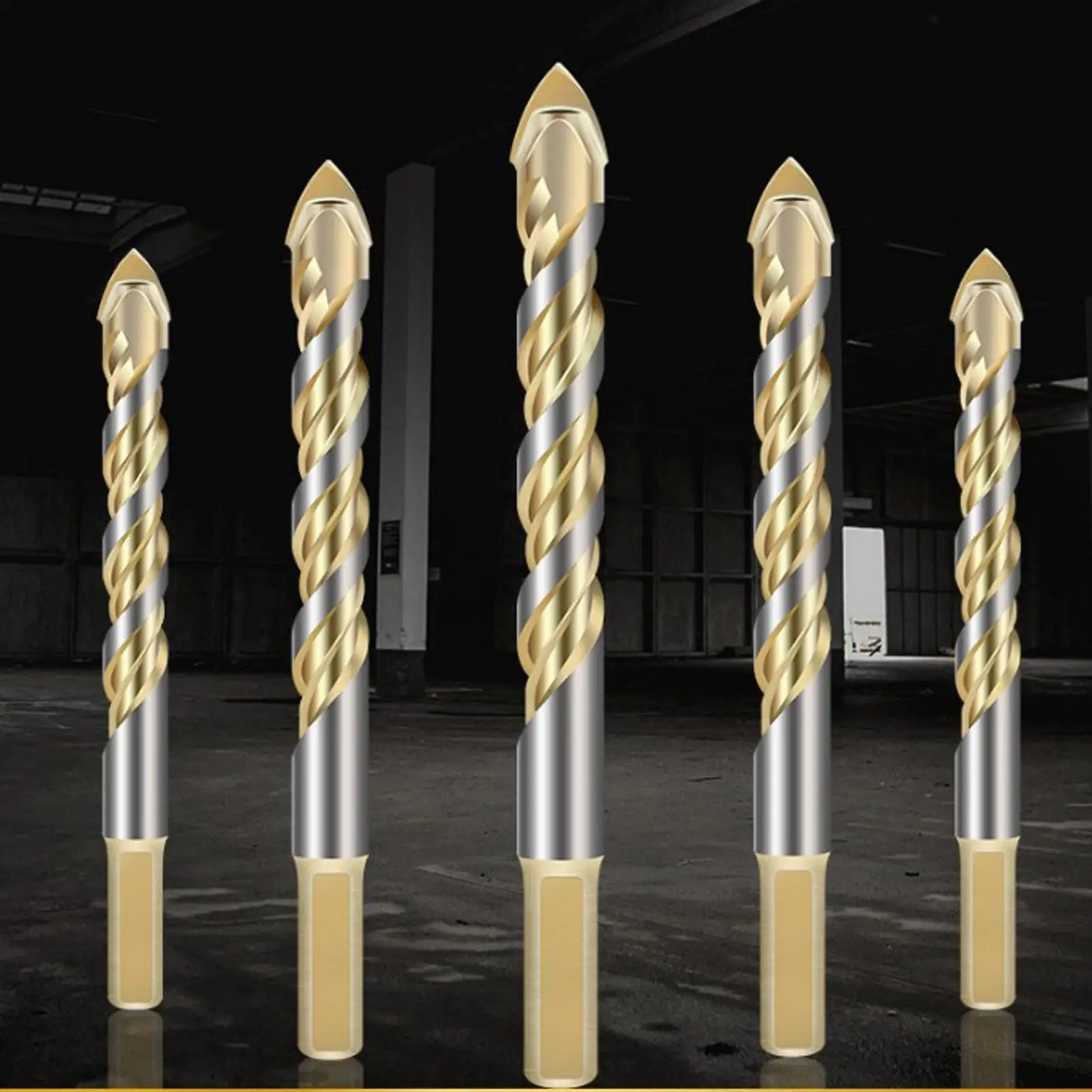 

5/7Pcs Drill Head Triangle Drill Twist Multifunctional Drill Bit Triangle Tools