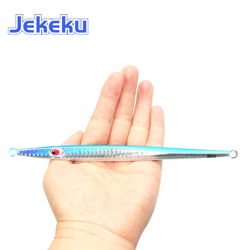 

JEKEKU NEW Slow Jigging Metal Lead Lure 80g 100g 120g 150g Saltwater Metal Fishing Lure Artificial Bait Casting Bait Hot Selling