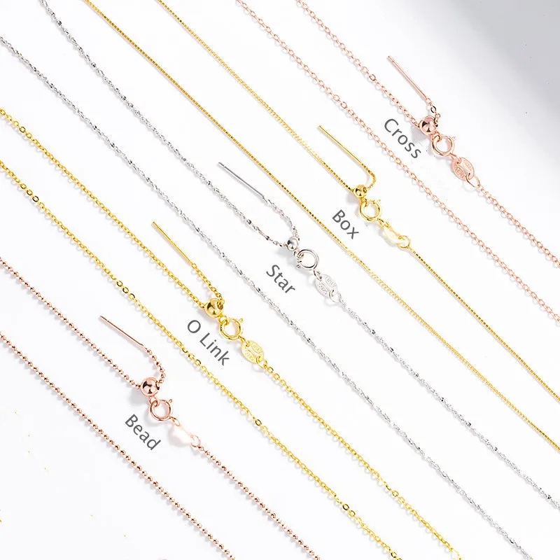 Цепочка Регулируемая Lo Paulina из серебра 925 пробы однотонное ожерелье со