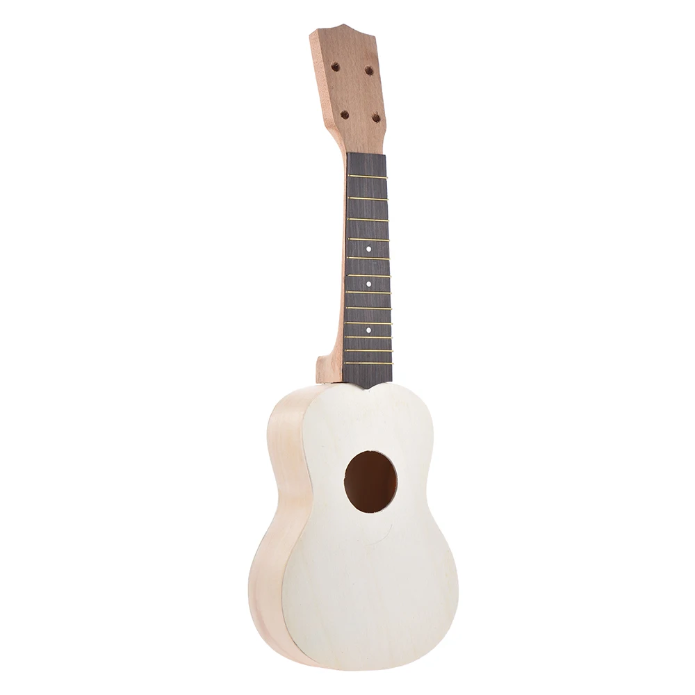 Комплект укулеле сделай сам 21 дюйм сопрано гавайская гитара 4 струны набор гриф