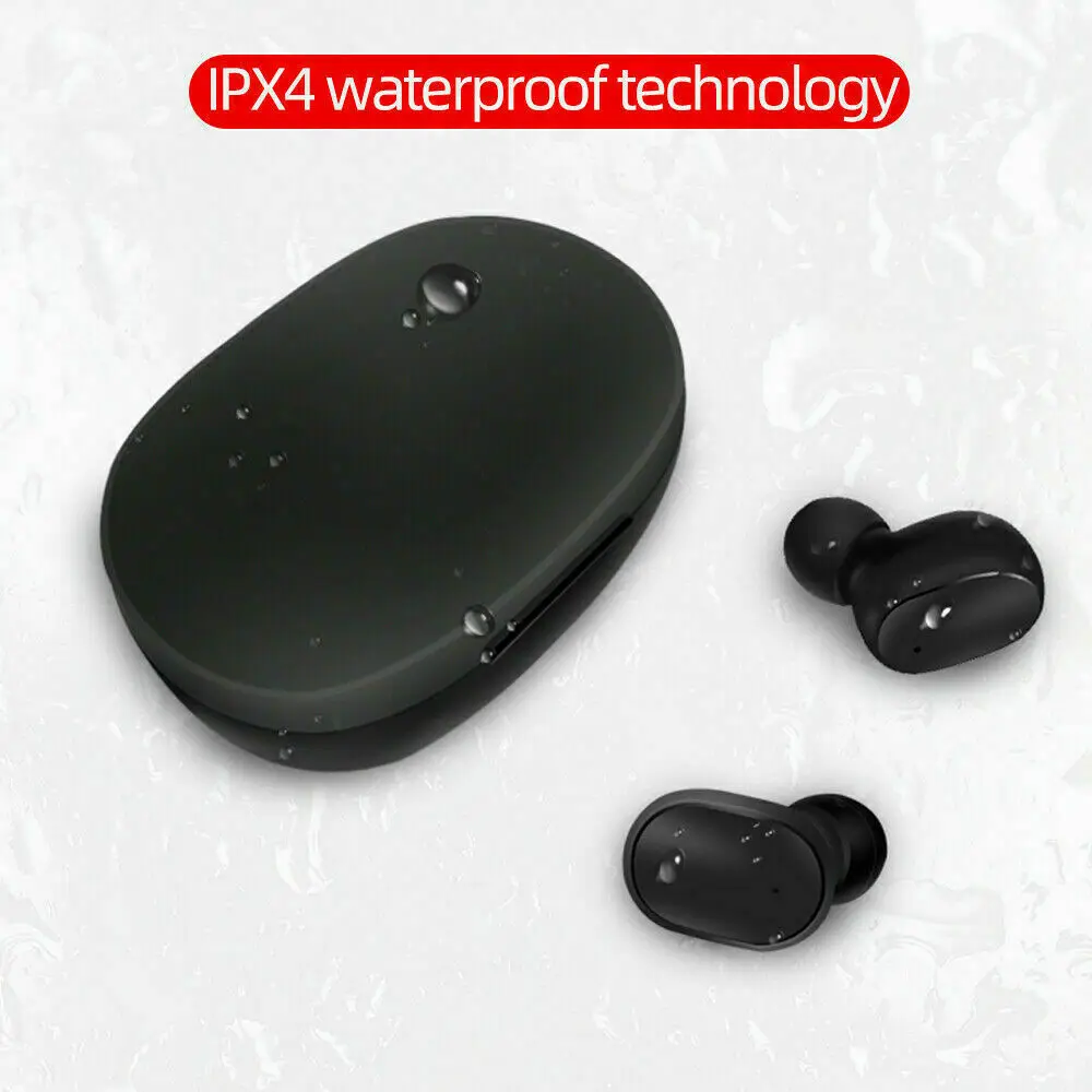 E6S TWS Bluetooth наушники PK Redmi Airdots беспроводные V5.0 светодиодный дисплей Сенсорная