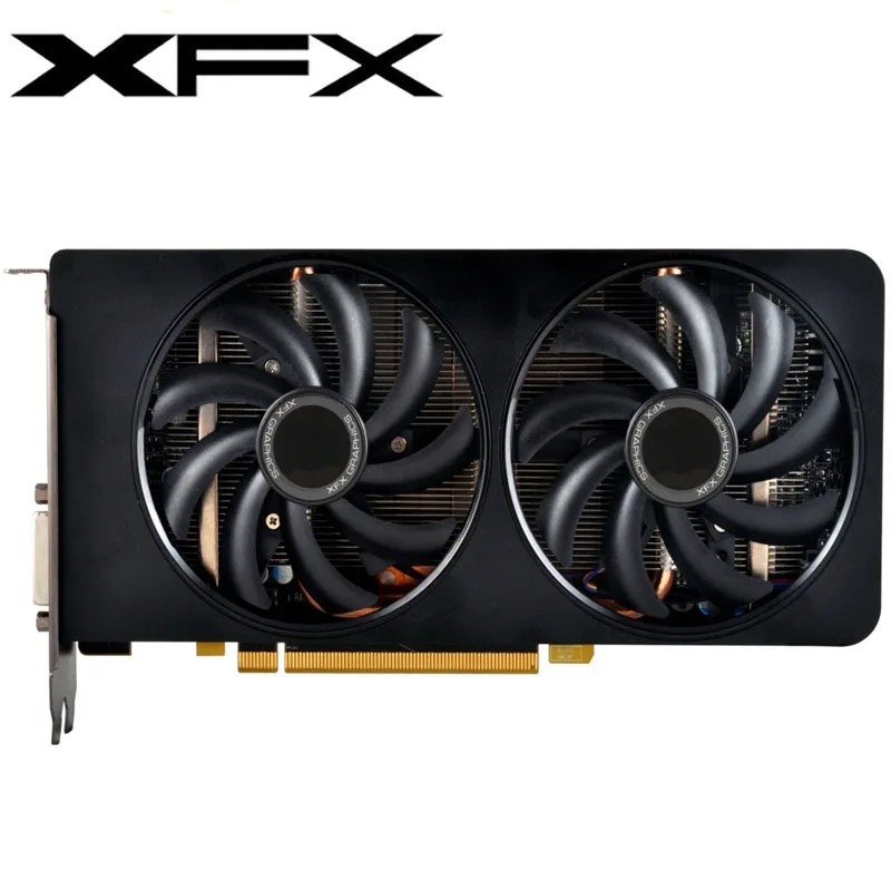 Видеокарта XFX R9 370 2 Гб 256 бит GDDR5 для видеокарт AMD серии 300 RX560 470 570 460 580 480 б/у |