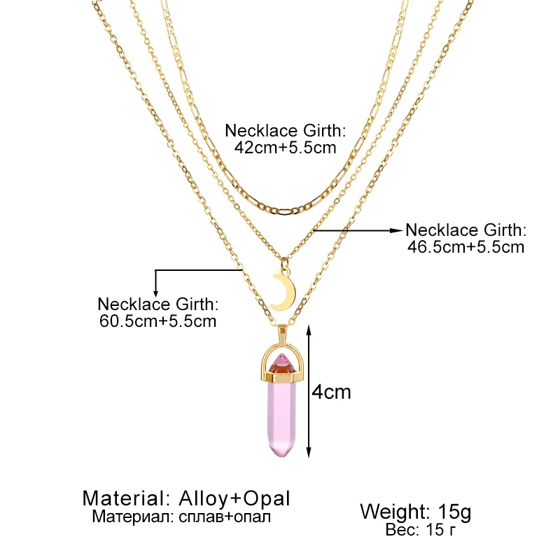 

IFMIA 2020 New Fashion Multilayer Necklaces For Women Gold Silver Color Necklace Best Friend Boho Long Chain Collar Jewelry Gift