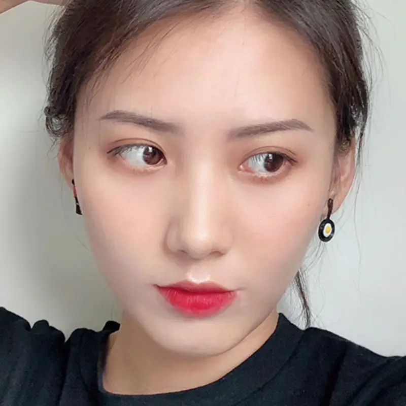 1 пара креативная Асимметричная сковородка для омлета серьги гвоздики с жареной