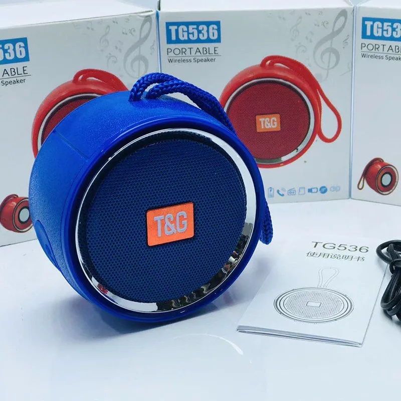Портативный мини-динамик TG536 Беспроводная колонка с поддержкой Bluetooth 5 0 3D стерео