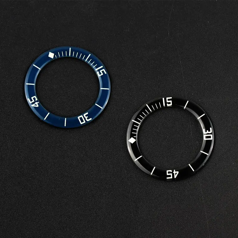 Черная синяя светящаяся стеклянная вставка с покрытием для объектива 45 мм