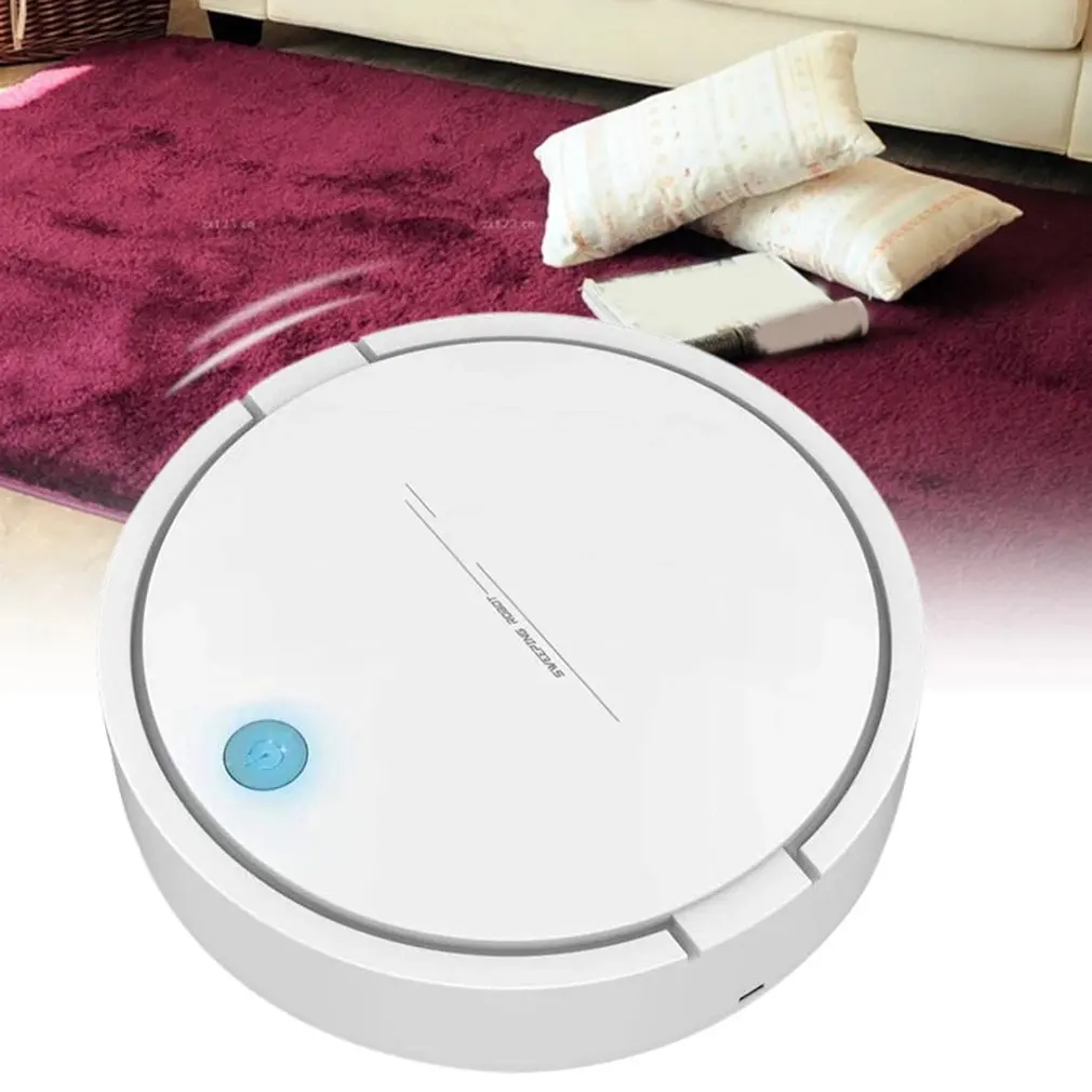 

Smart Robot Vacuum Cleaner USB Rechargeable Automatic Sweeping Mopping Robotic Vacuum Cleaner Machine Home Cleaning Helper