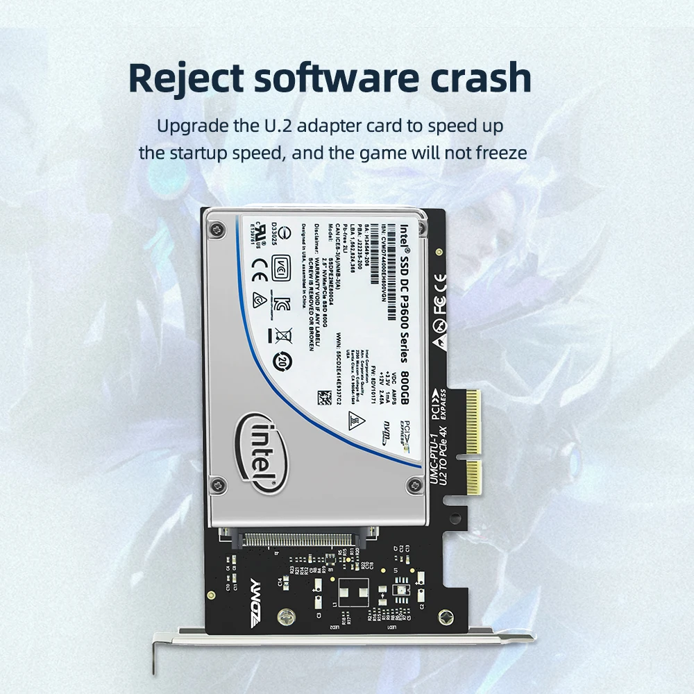 переходная карта pcie u 2 к pci express3 0 x4 инт