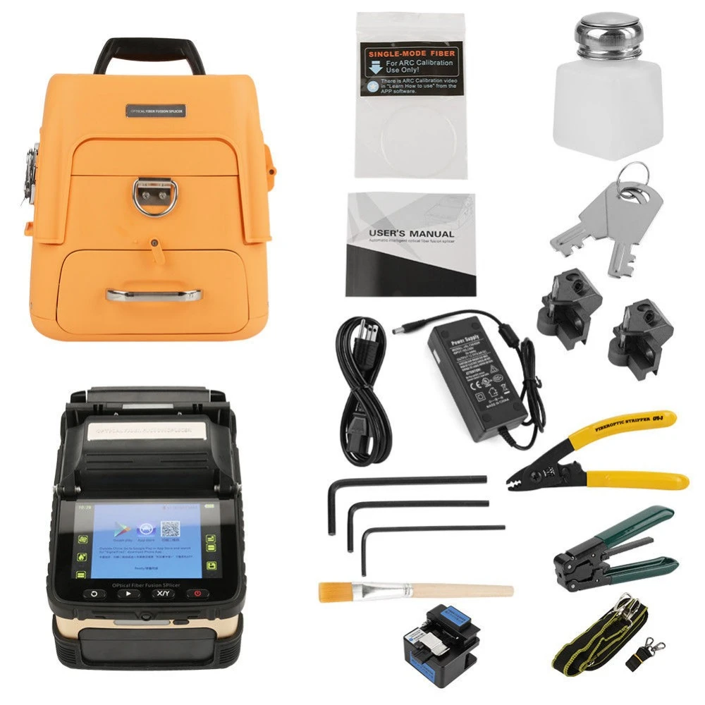 

Fusion Splicer Signal Fire AI-8c Automatic FTTH Fiber welding splicing Machine 6 motors Optical Fiber Fusion Splicer AI-8 AI 8C
