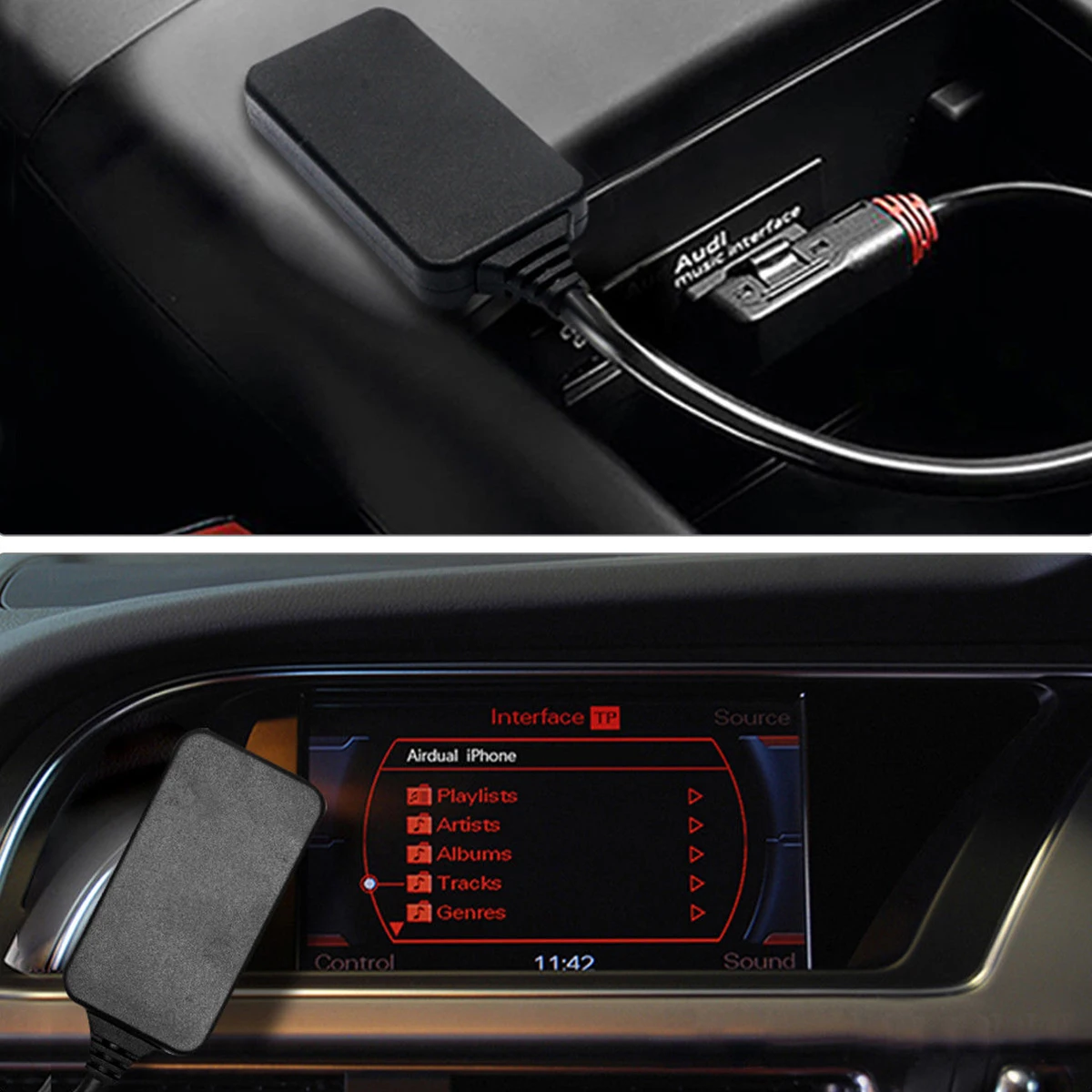 AMI интерфейс Bluetooth Музыка AUX аудио кабель адаптер с 22 см подходит для Audi совместим
