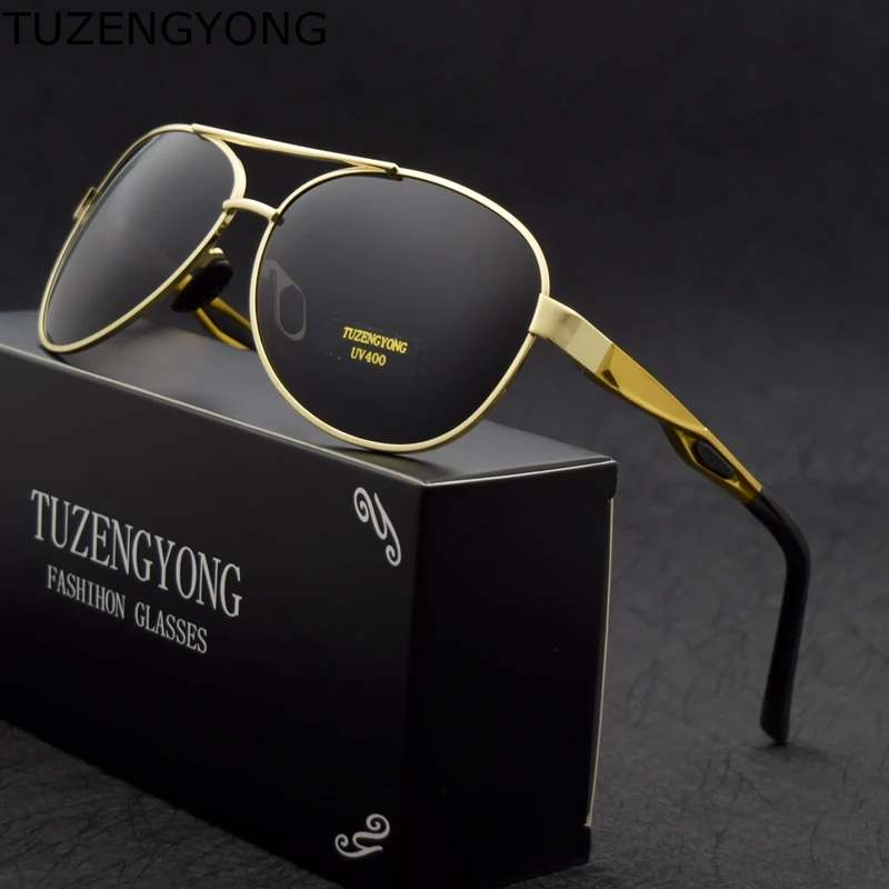 Мужские солнцезащитные очки-авиаторы классические поляризационные очки в