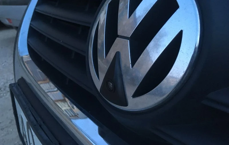 CCD HD камера ночного видения с фронтальным обзором для VW с логотипом спереди, как для VW Passat Golf Polo Tiguan JETTA Bora фронтальная камера