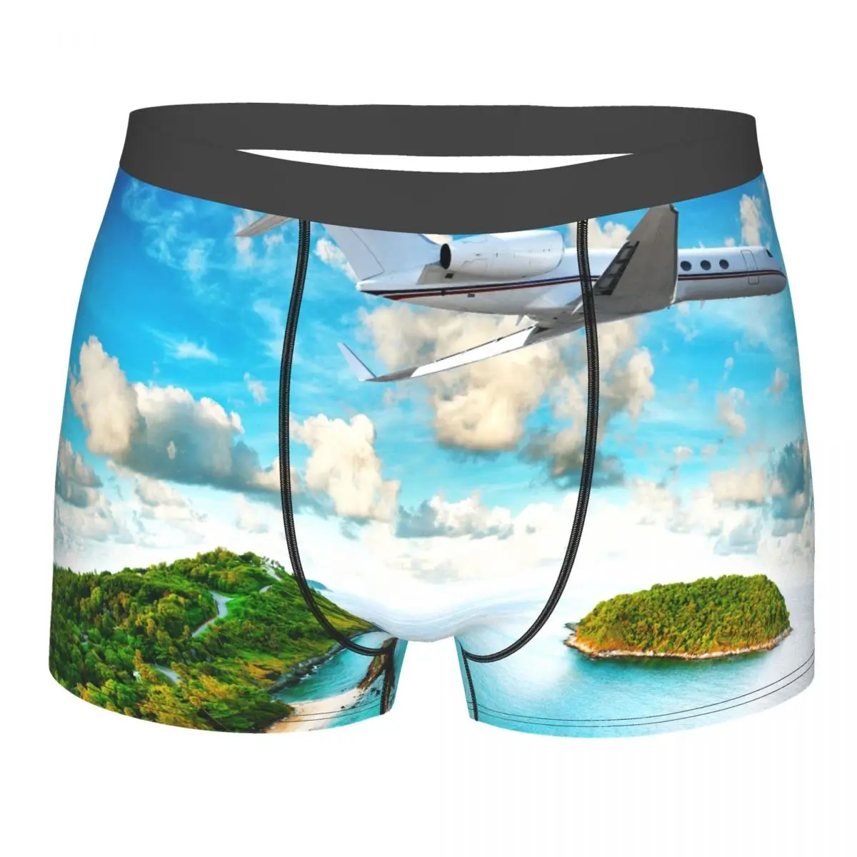 Boxer Briefs For Men Amazing Beautiful Natural Scenery Brief Underwear Sexy Cool Big Boys Trunks Underpants