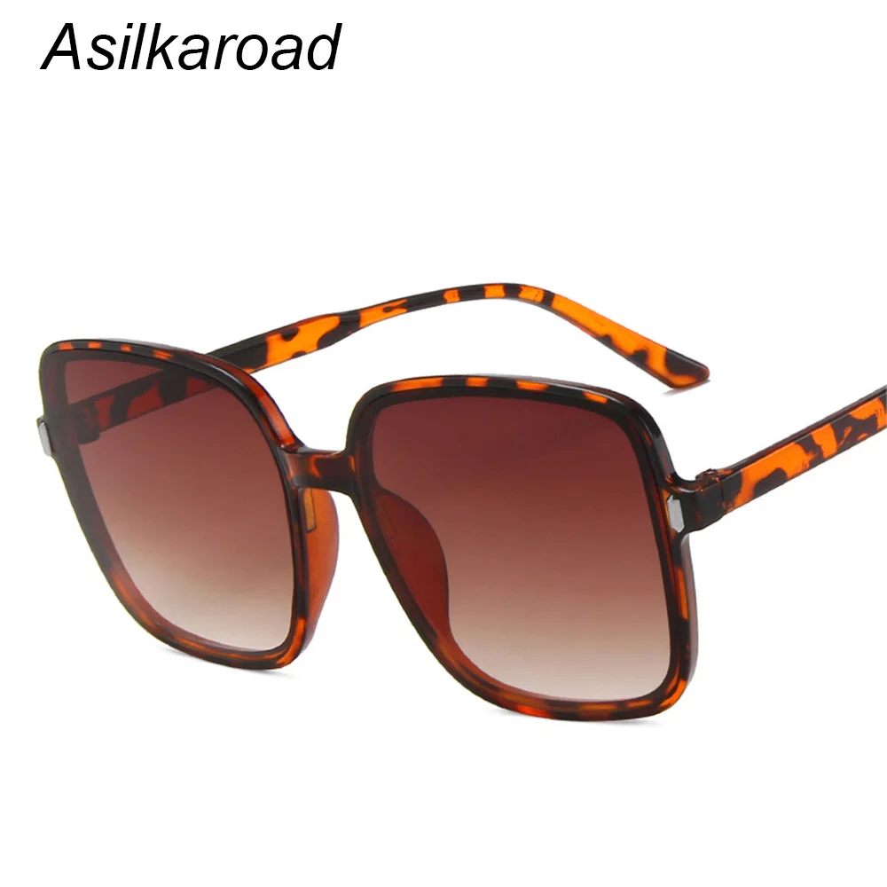

New Sunglasses Square Women Female Eyewear Eyeglasses Plastic Frame Clear Lens UV400 Shade Fashion Driving Asilkaroad