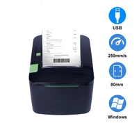 thermal receipt printer 80mm pos systems ticket printer usb support cash drawer escpos for kitchen eu us plug with card reader