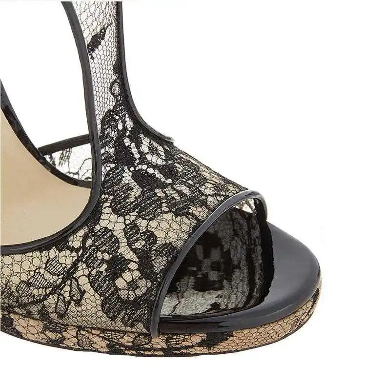 

High heeled sandals women's summer 2021 new high heeled versatile thin heeled nail black one button large size sandals