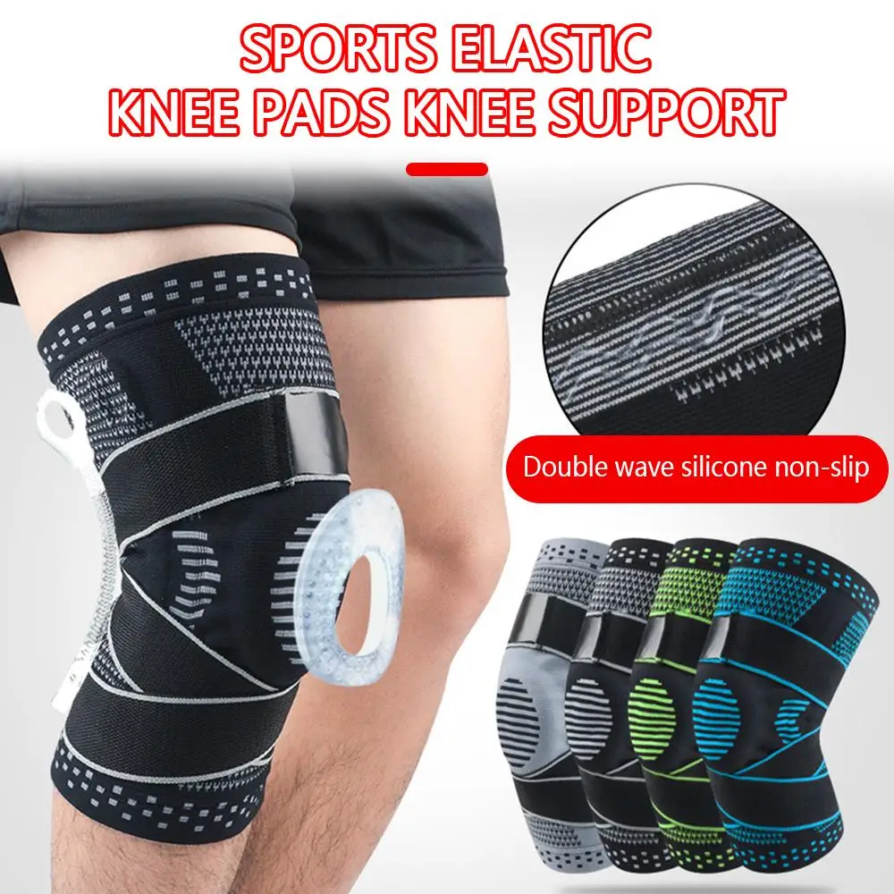 

5 Color 1pc Knee Pad Knee Sleeve Nylon Stretchy Keep Warm Fitness Riding Knee Brace Durable Breathable Outdoor Sports