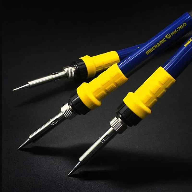 Механик HK-735 Электрическая станция с регулировкой температуры паяльного железа постоянное сварочное оборудование.