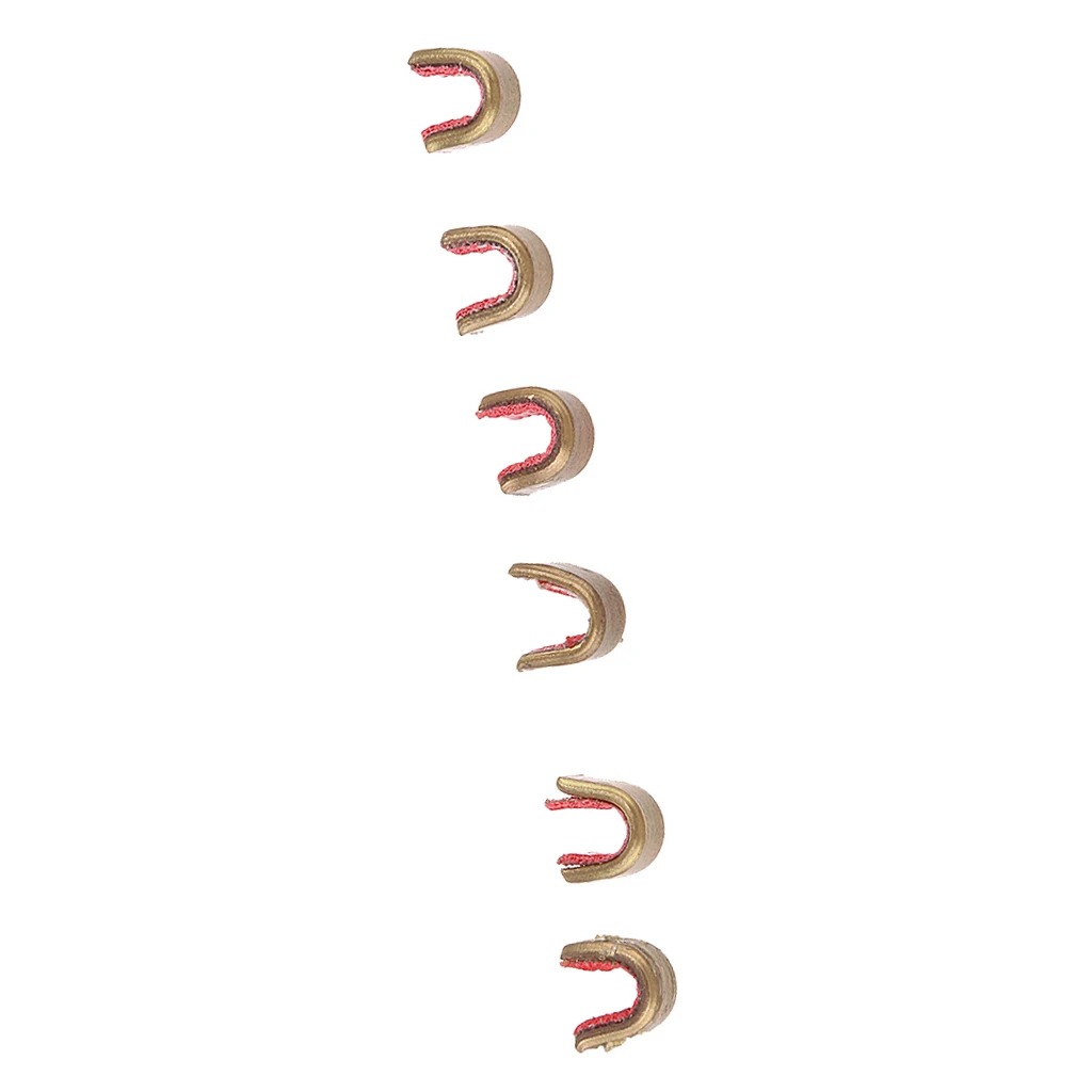 

6 Pcs Archery Bowstring Buckle Clip Bow String Nocking Points Compound