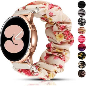 elastic nylon loop strap for samsung galaxy watch 4 40mm 44mm band scrunchies bracelet for samsung galaxy watch4 classic 4246mm free global shipping