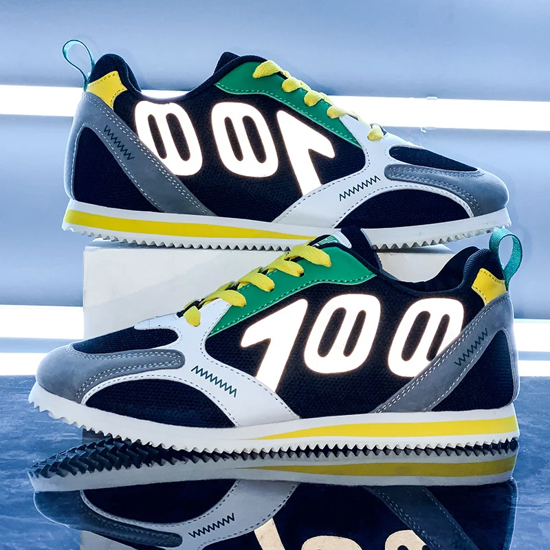 Осенняя мужская прогулочная обувь повседневные светящиеся кроссовки 7oo