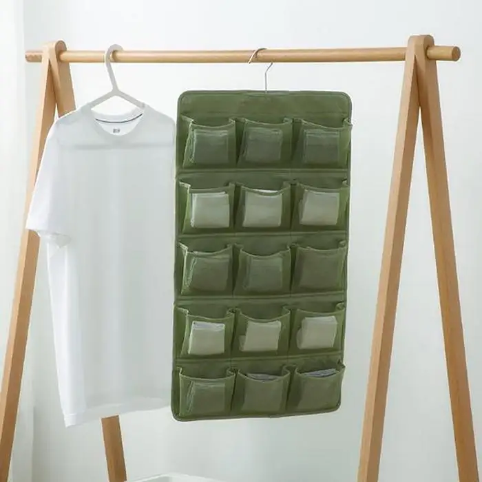 Durable Double Side Hanging Underwear Storage Bag Wall Organizer | Дом и сад