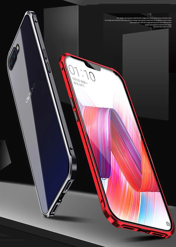 Полное покрытие 360 двухстороннее закаленное стекло для OPPO A3S AX5 AX7 A12 A15 A31 A53 A54 A73 A74