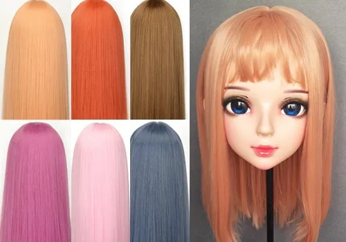 (DM-WIG10) Смола японского аниме кигуруми косплей маска Лолита Crossdressing BJD Masks' парик