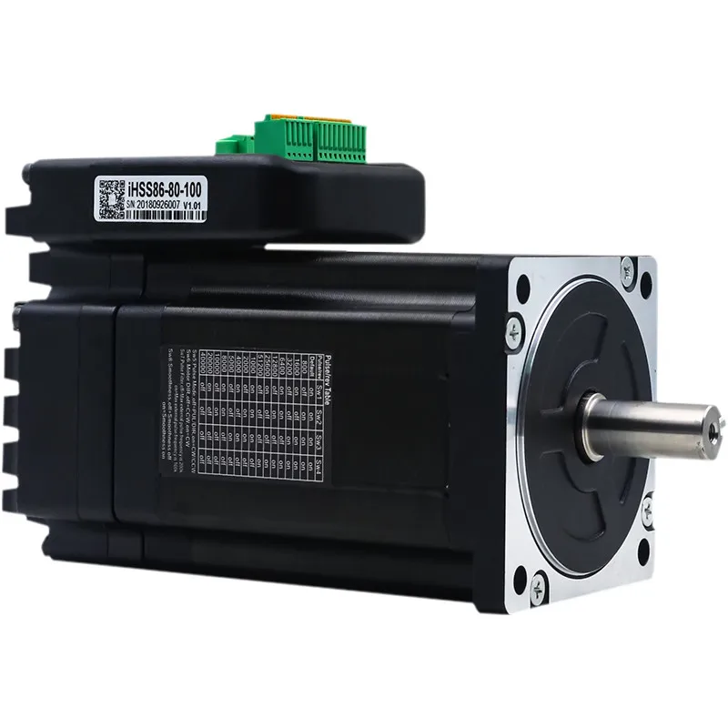 IHSS86 80 100 JMC Nema 34 9 5nm DC60V встроенный шаговый двигатель с замкнутым контуром и