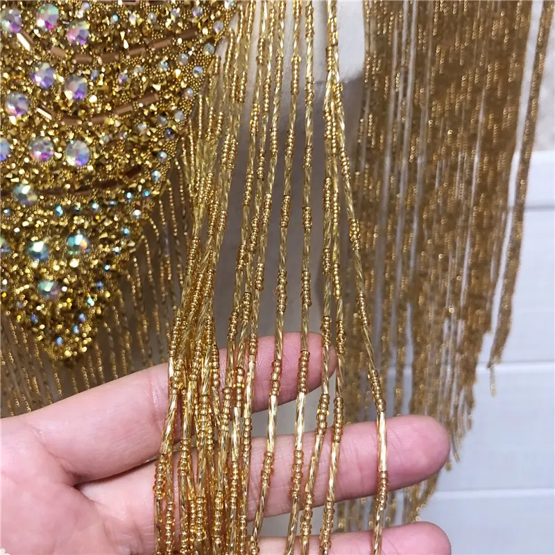 Новинка свадебная ручная работа двухсторонняя вышивка бисером воротник