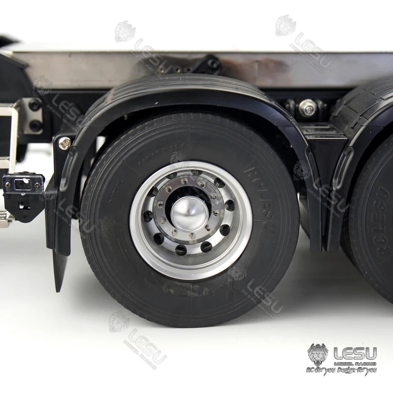 Металлическая ступица заднего колеса LESU для Tamiya 1/14 Volvo Радиоуправляемый трактор