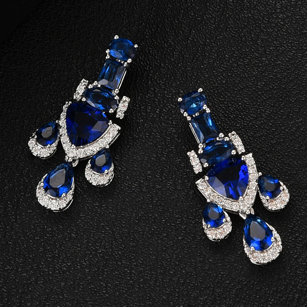 GODKI Luxury High End UAE Jewelry Sets For Women Wedding Necklace Earring Set Cubic Zircon Dubai Bridal jewelry 2020 | Украшения и