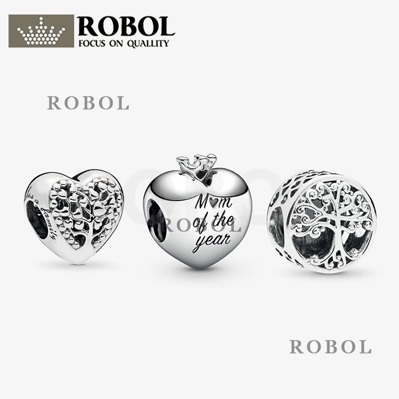 

Original High-quality Boutique 925 Sterling Silver Beads Accessories, Exquisite Jewelry, Simple and Stylish, Free Shipping