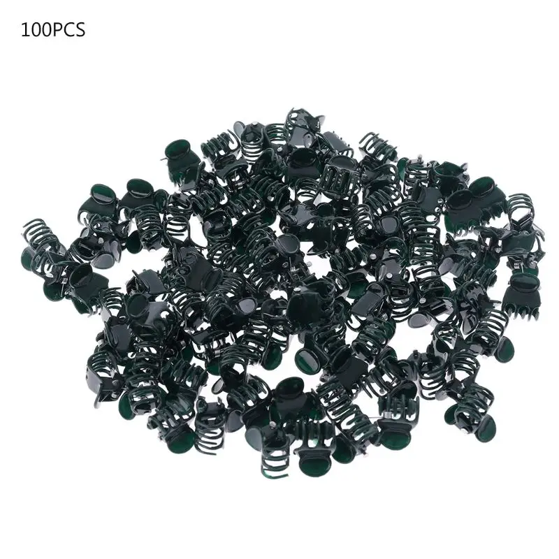 

100 PCS Plant Support Clips Garden Clips Flower Orchid Stem Clips for Vine Support P82C