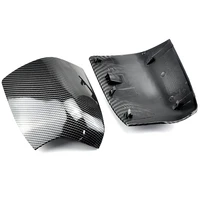 Pair Carbon pattern Side Door Wing Mirror Cover Caps For Ford Focus Mk.2 2005 2006 2007 2008 Auto Exterior Parts Mirror Cover